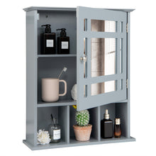 Load image into Gallery viewer, Wall Mounted and Mirrored Bathroom Cabinet-Gray
