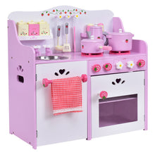 Load image into Gallery viewer, Kids Wooden Kitchen Toy Strawberry Pretend Cooking Playset
