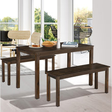 Load image into Gallery viewer, 3 Pieces Modern Studio Collection Table Dining Set -Coffee
