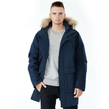 Load image into Gallery viewer, Men&#39;s Hooded Insulated Winter Puffer Parka Coat-Navy-XXL
