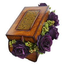 Load image into Gallery viewer, Roses Artificial Arrangement in Decorative Chest
