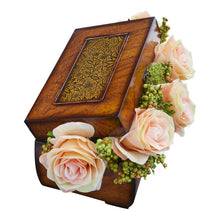 Load image into Gallery viewer, Roses Artificial Arrangement in Decorative Chest
