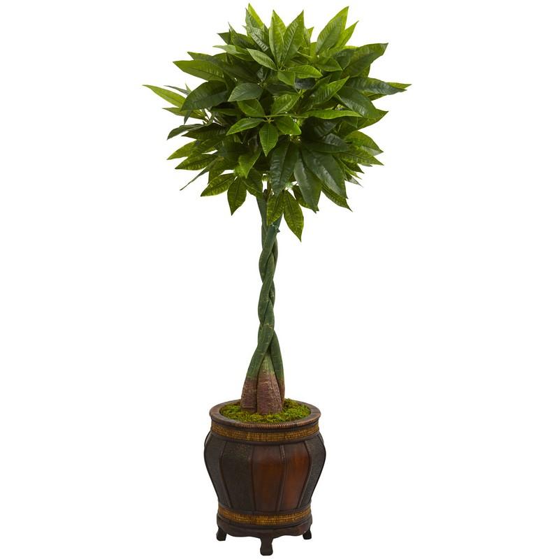5'Money Artificial Tree in Decorative Planter (Real Touch)