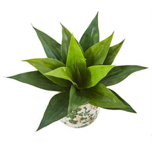 Load image into Gallery viewer, 14&quot; Agave Succulent Artificial Plant in Decorative Vase
