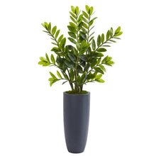 Load image into Gallery viewer, 43&quot; Zamioculcas Artificial Plant in Gray Planter
