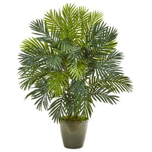 Load image into Gallery viewer, 35&quot; Areca Palm Artificial Plant in Green Planter
