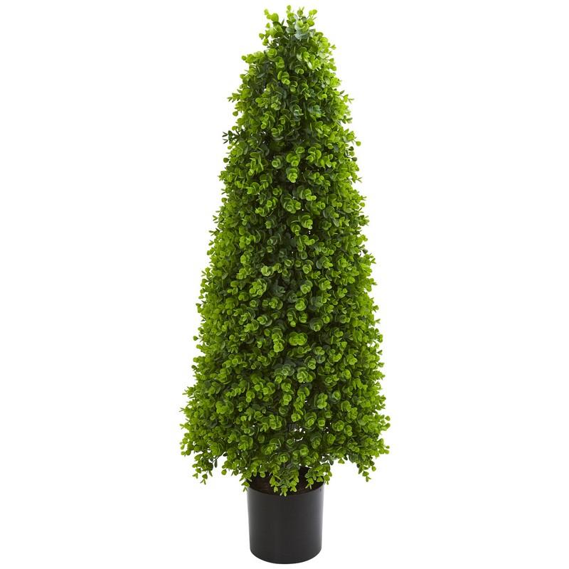 4'Eucalyptus Topiary Artificial Tree (Indoor/Outdoor)