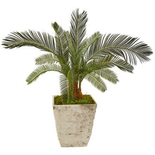 Load image into Gallery viewer, 31&quot; Cycas Artificial Plant in White Planter
