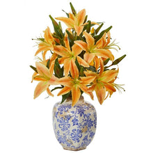 Load image into Gallery viewer, Lily Artificial Arrangement in Decorative Vase
