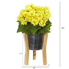 Load image into Gallery viewer, 11" Daisy Artificial Arrangement in Tin Vase (Set of 3)
