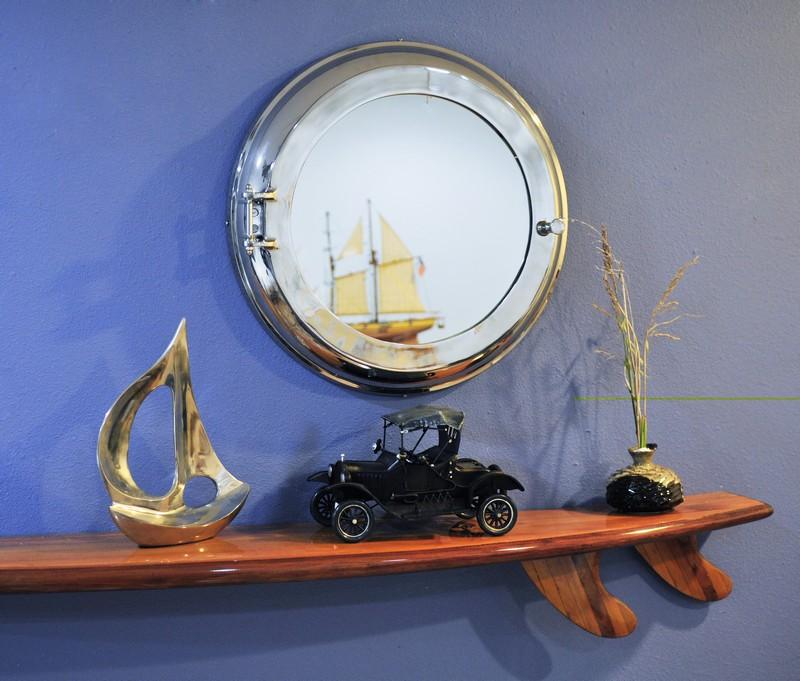 Aluminum Wall Mirror with Storage