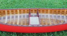 Load image into Gallery viewer, Red Wooden Canoe 10ft With Ribs Curved Bow
