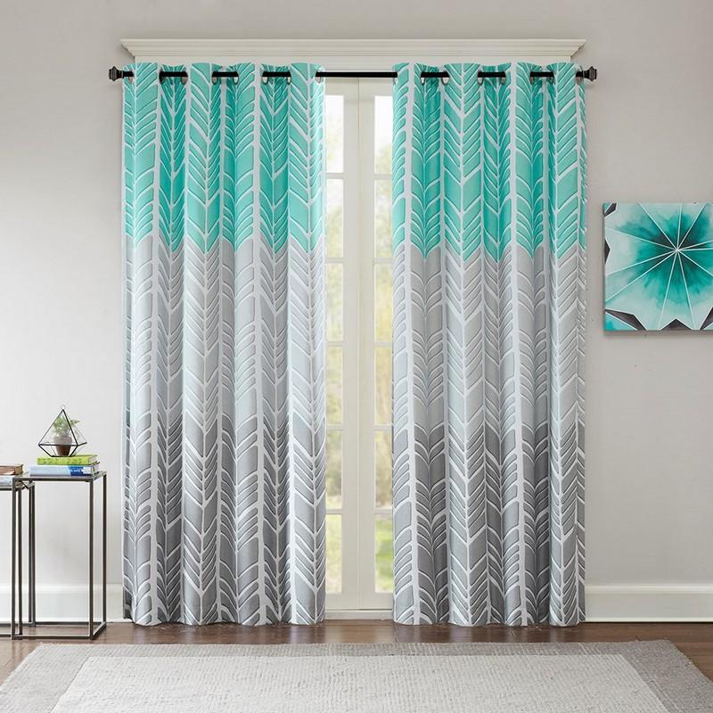 Intelligent Design Printed Blackout Window Panel -84