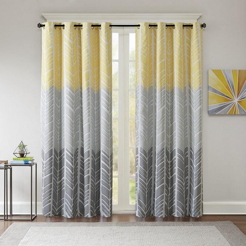Intelligent Design Printed Blackout Window Panel -84