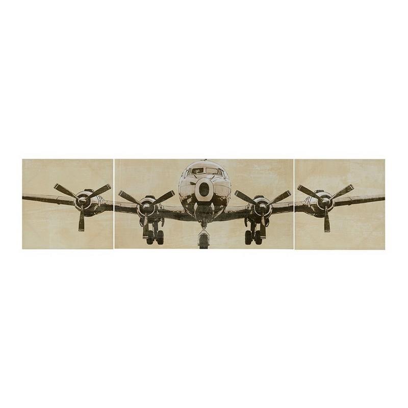 Intelligent Design Flight Time Gel Coat Canvas 3 Piece Set ID95C-0027 By Olliix