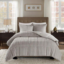 Load image into Gallery viewer, Madison Park Duke 3 Piece Comforter Set -Full/Queen MP10-3070 By Olliix
