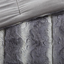 Load image into Gallery viewer, Madison Park Zuri Faux Fur Comforter Set -King MP10-3077 By Olliix
