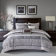 Load image into Gallery viewer, Madison Park Rhapsody 7 Piece Comforter Set -King MP10-3397 By Olliix
