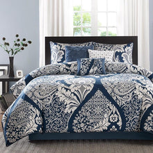 Load image into Gallery viewer, Madison Park 7 Piece Cotton Printed Comforter Set - Cal King MP10-3831 By Olliix
