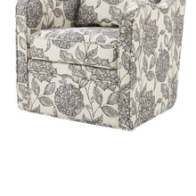 Load image into Gallery viewer, Madison Park Brianne Slub Weave Wide Seat Swivel Arm Chair MP103-0241 By Olliix
