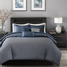 Load image into Gallery viewer, Madison Park Biloxi 6 Piece Duvet Cover Set -King/Cal King MP12-3737 By Olliix

