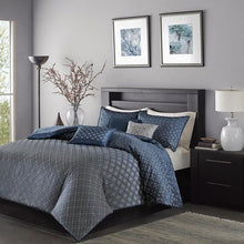 Load image into Gallery viewer, Madison Park Biloxi 6 Piece Duvet Cover Set -King/Cal King MP12-3737 By Olliix

