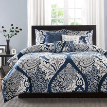 Load image into Gallery viewer, Madison Park 6 Piece Printed Duvet Cover Set -King/Cal King MP12-3833 By Olliix
