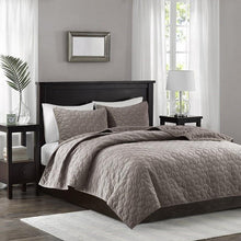 Load image into Gallery viewer, Madison Park Harper Velvet 3 Piece Coverlet Set -Full/Queen MP13-3305 By Olliix
