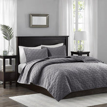 Load image into Gallery viewer, Madison Park Harper Velvet 3 Piece Coverlet Set -Full/Queen MP13-3307 By Olliix
