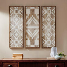 Load image into Gallery viewer, Madison Park Mandal Wood Wall Decor Set Of 3 MP167-0098 By Olliix
