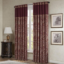 Load image into Gallery viewer, Madison Park Aubrey Jacquard Panel Pair -108" Panel MP40-2680 By Olliix
