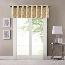 Load image into Gallery viewer, Madison Park Saratoga Fretwork Print Valance -50X18&quot; MP41-3601 By Olliix
