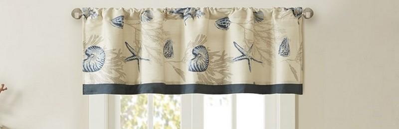 Madison Park Bayside Printed Valance -50X18