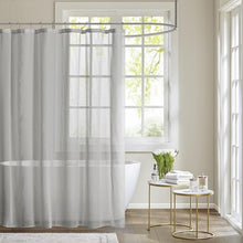 Load image into Gallery viewer, Madison Park Anna Sheer Shower Curtain -72X72&quot; MP70-3467 By Olliix
