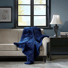 Load image into Gallery viewer, Corduroy Plush Down Alternative Throw -60X70&quot; BASI50-0428 By Olliix
