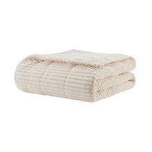 Load image into Gallery viewer, Corduroy Plush Down Alternative Throw -60X70&quot; BASI50-0429 By Olliix
