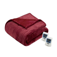 Load image into Gallery viewer, Beautyrest Heated Plush Blanket -Full BR54-0526 By Olliix
