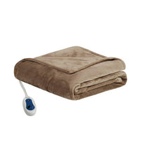 Load image into Gallery viewer, Beautyrest Heated Plush Throw -60X70&quot; BR54-0530 By Olliix
