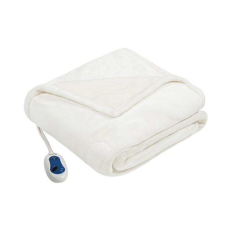 Beautyrest Heated Plush Throw -60X70