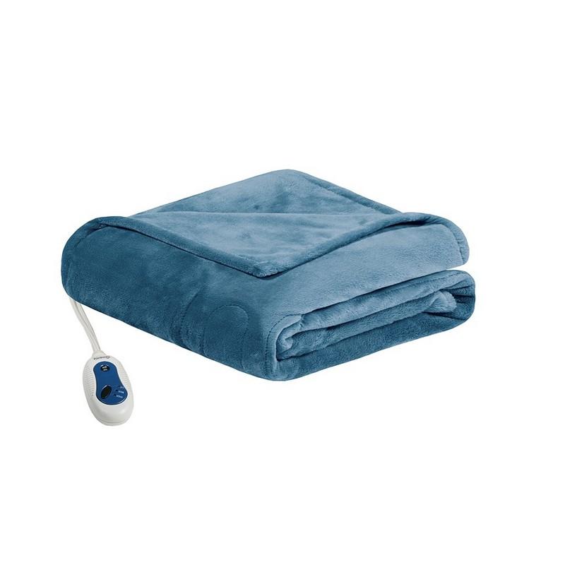 Beautyrest Heated Plush Throw -60X70