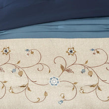 Load image into Gallery viewer, Madison Park Serene Embroidered 7 Piece Comforter Set -Queen MP10-3449 By Olliix
