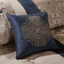 Load image into Gallery viewer, Madison Park Donovan 7 Piece Jacquard Comforter Set -King MP10-4345 By Olliix
