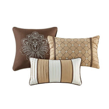Load image into Gallery viewer, Madison Park Bellagio 7 Piece Jacquard Comforter Set -King MP10-4534 By Olliix
