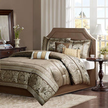 Load image into Gallery viewer, Madison Park 7 Piece Jacquard Comforter Set - Cal King MP10-4535 By Olliix
