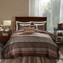Load image into Gallery viewer, Madison Park Princeton 5 Piece Jacquard Bedspread Set -King MP13-4341 By Olliix
