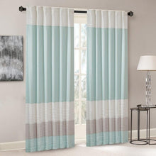 Load image into Gallery viewer, Madison Park Polyoni Pintuck Window Curtain -84" Panel MP40-4374 By Olliix
