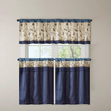 Load image into Gallery viewer, Madison Park Serene Embroidered Window Valance -50X18&quot; MP41-4210 By Olliix
