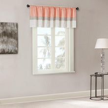 Load image into Gallery viewer, Madison Park Amherst Polyoni Pintuck Valance -50X18" MP41-4376 By Olliix
