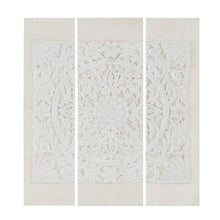 Load image into Gallery viewer, Madison Park Wooden Mandala White 3D Embellished Canvas MP95A-0115 By Olliix
