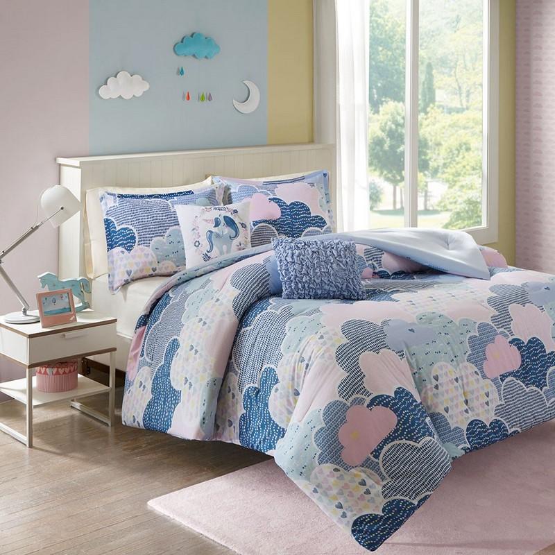 Kids Cloud Comforter Set - Blue (Twin/Twin-XL) UHK10-0017 By Olliix